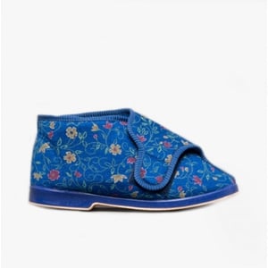 GBS BELLA Womens Extra Wide (E+) Boot Slippers Blue