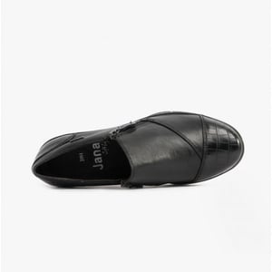 24660-29-055 Ladies Leather Shoes Black Croc