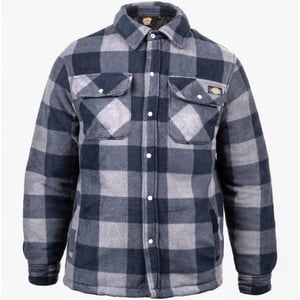 Dickies PORTLAND Heren Overhemdjas Blauw