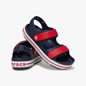 209423-4OT CROCBAND CRUISER Kids Sandals Navy/Varsity Red
