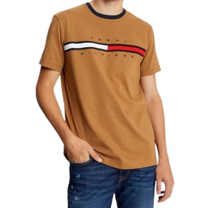 Tommy Hilfiger Mens T Shirts Signature Stripe Tee