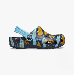 209039-4HQ CLASSIC ISLAND ESCAPE Kids Clogs Navy/Multi