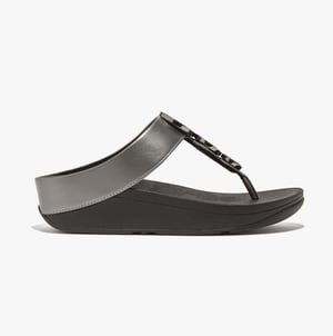 HALO BEAD-CIRCLE METALLIC Dames Tussenstuk Pewter Zwart