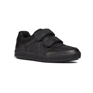 J ARZACH Boys School Shoes Black