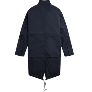 Fred Perry dubbellaags gearceerd marineblauw jack