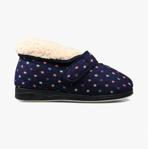 Padders BESS Womens Slippers Navy