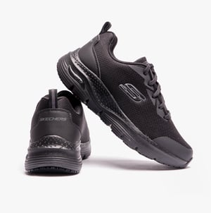 ARCH FIT SR Ladies Mesh Trainers Black