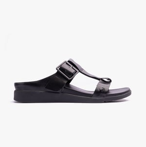 SANTORINI Ladies Sandals All Black