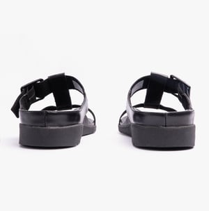 SANTORINI Ladies Sandals All Black