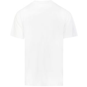 Palm Angels Leaf Logo Klassisk vit T-shirt