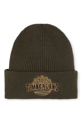 Timberland Boys Logo Beanie Khaki