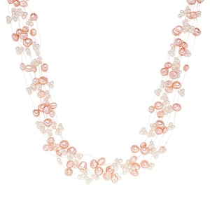 Valero Pearls Fresh Water Cultured Pearl Necklace