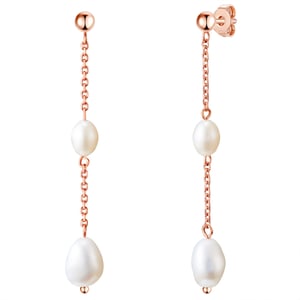 Valero Pearls Stainless Steel Earring