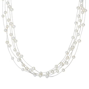 Valero Pearls Fresh Water Cultured Pearl Necklace