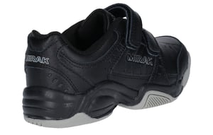 CONTENDER VELCRO Unisex Leather Trainers Black