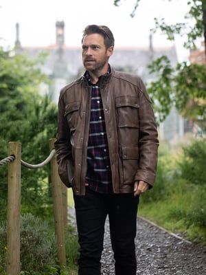 Strickton Leather Jacket in Brown
