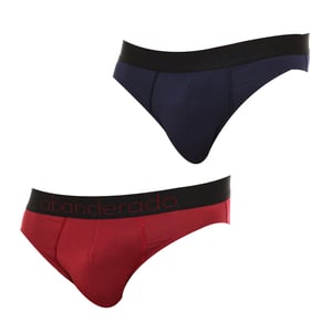 Pack-2 Känsliga Bambu Kalsonger A0C7L Herr