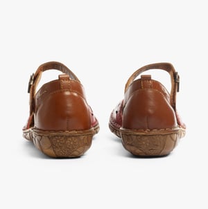 ROSALIE 04 Dames Sandalen Rubin-Kombi