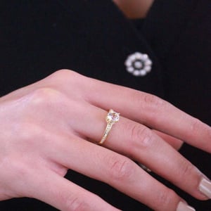 Elise Ring - Goud en Kristal