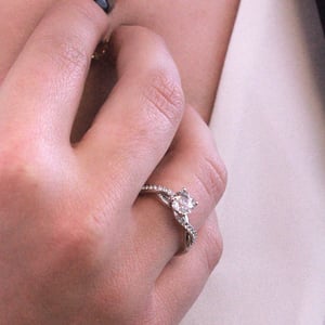 Eleanor Ring - Zilver en Kristal