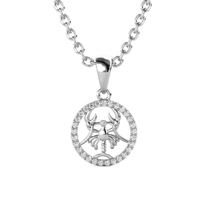 Kreeft Zodiac Hangers - Zilver en Kristal