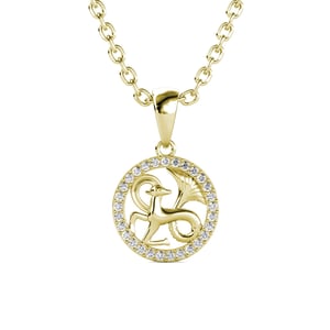 Steenbok Zodiac Hangers - Goud en Kristal