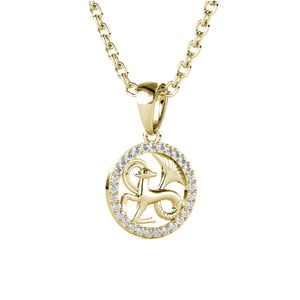 Steenbok Zodiac Hangers - Goud en Kristal