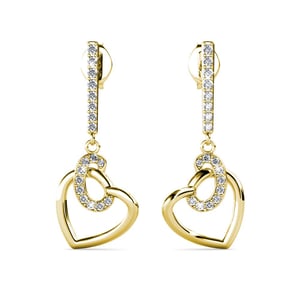 Allure Oorbellen - Goud en Kristal