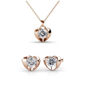 Simply Love Sets - Roségoud en kristal
