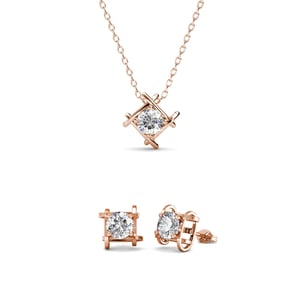 Roxy Sets - Rose Gold och Crystal