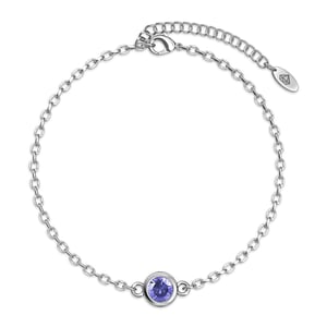 Geboortesteen armbanden - Zilver en paars