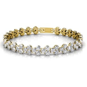 Prinsessenarmbanden - Goud en kristal