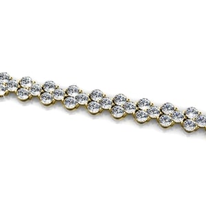 Prinsessenarmbanden - Goud en kristal