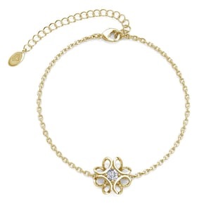Narcissenarmbanden - Goud en kristal