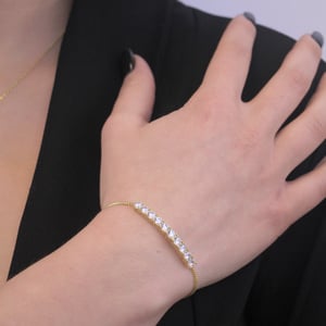Crystal Mia armbanden - Goud en kristal