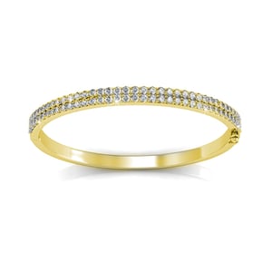 Glamour armbanden - Goud en kristal