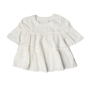 Top met korte mouwen en ruches 856269 meisje