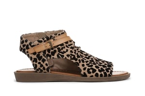Blowfish Malibu Dames Bruine Luipaard Strappy Lage Wedgesandalen - Denver
