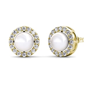 Circlet Pearl Sets - Guld och Kristall