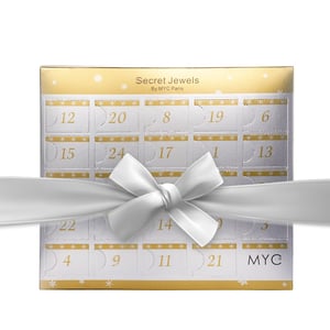 Adventskalender 13 juwelen en 11 parels - Destiny - Zilver en Kristal