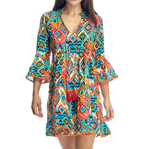 W240995 Women's Short Beach Dress