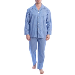 KLP5 mannen poplin stijl pyjama's
