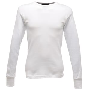 Regatta Thermisch Ondergoed Lange Mouw Vest / Top (Wit)