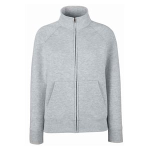 Fruit of the Loom Dames/Dames Lady Fit Sweatjack (Heide Grijs)