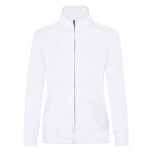 Fruit of the Loom Dames/Dames Lady Fit Sweatjack (Wit)