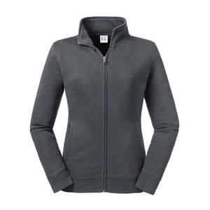 Russell Dames/dames Authentieke Sweat Jacket (Convoy Grijs Effen)