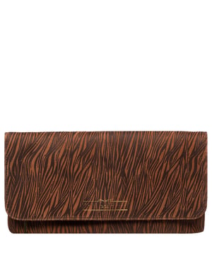 'Golders' Animal Print Leather Clutch Bag