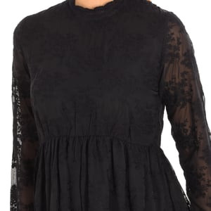 TUNIS long sleeve and round neck dress 16F2DR17 woman