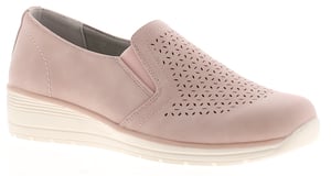 Ever So Soft Womens Wedges Comfort Cathy Slip On pink