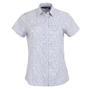 Regatta Dames/Dames Travel Meadow Bloemen Packaway Shirt met Korte Mouw (Lila hint)